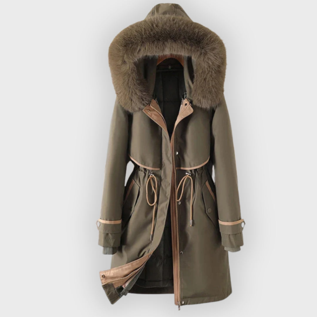 Drune | Parka-Jacke mit gestepptem Innenfutter