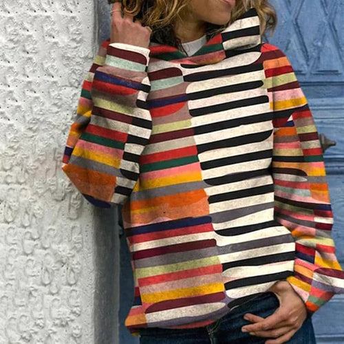 Drune | Gestreifte Freizeitjacke für Damen
