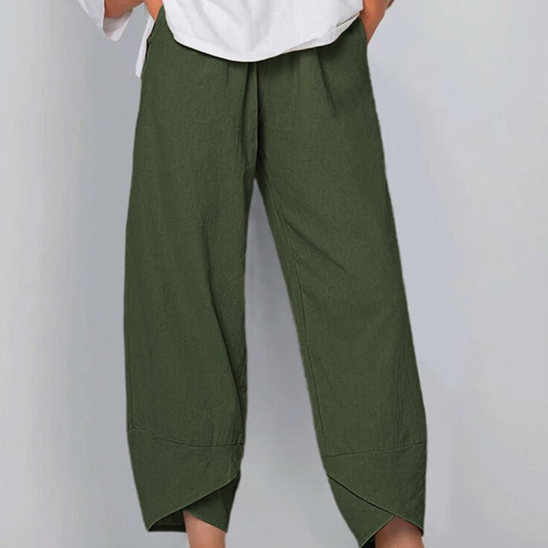 Drune | Damenhose Leichte Baumwoll Und Leinen Damen Sommer Komfort