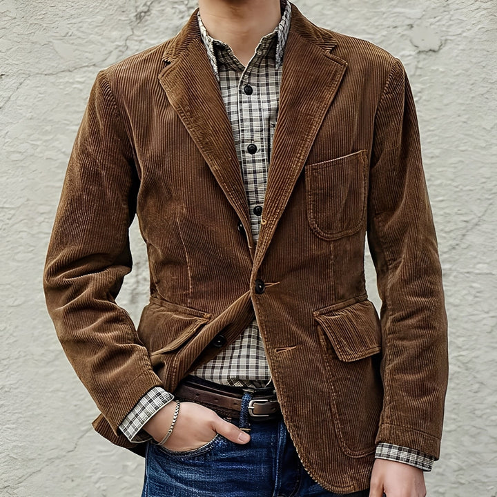 Drune | Legere Wolljacke mit Taschen für Herren