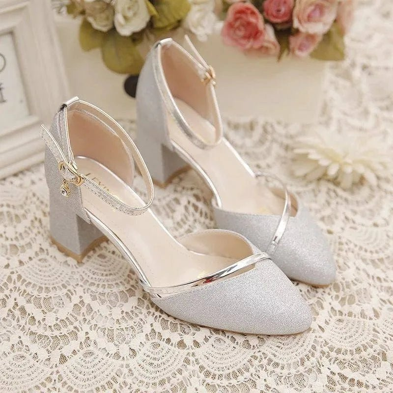 Drune | Elegante Damen Schuhe Blockabsatz Mit Riemchen