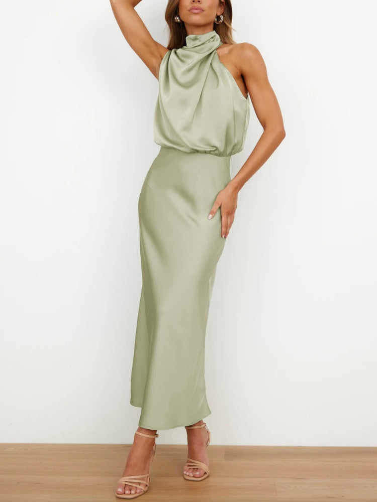 Drune | Seidenkleid mit Fleckendesign für Damen