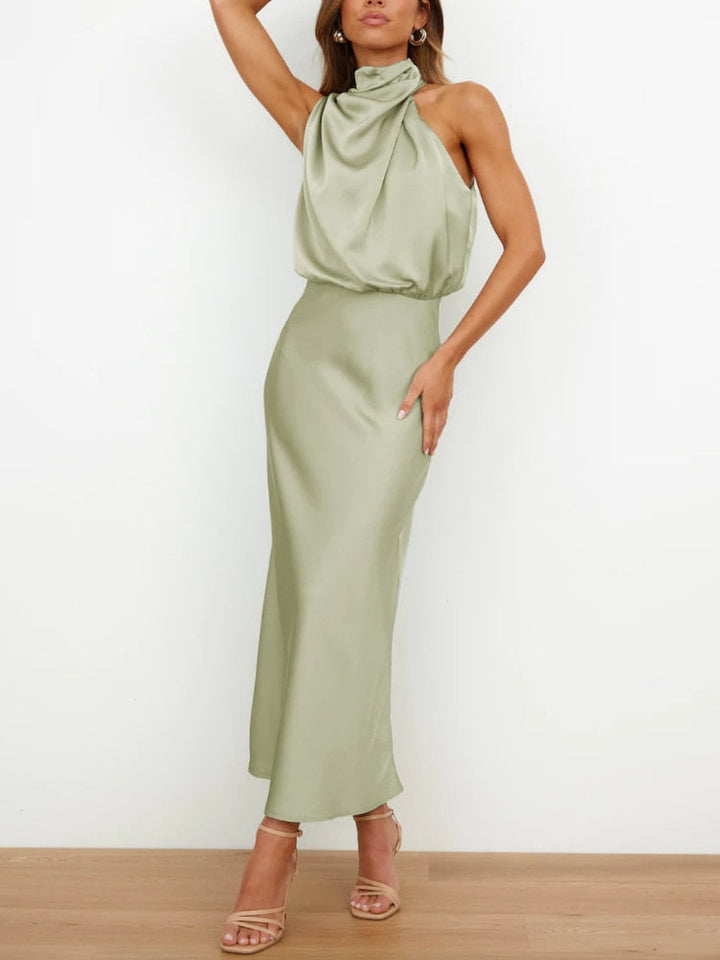 Drune | Seidenkleid mit Fleckendesign für Damen