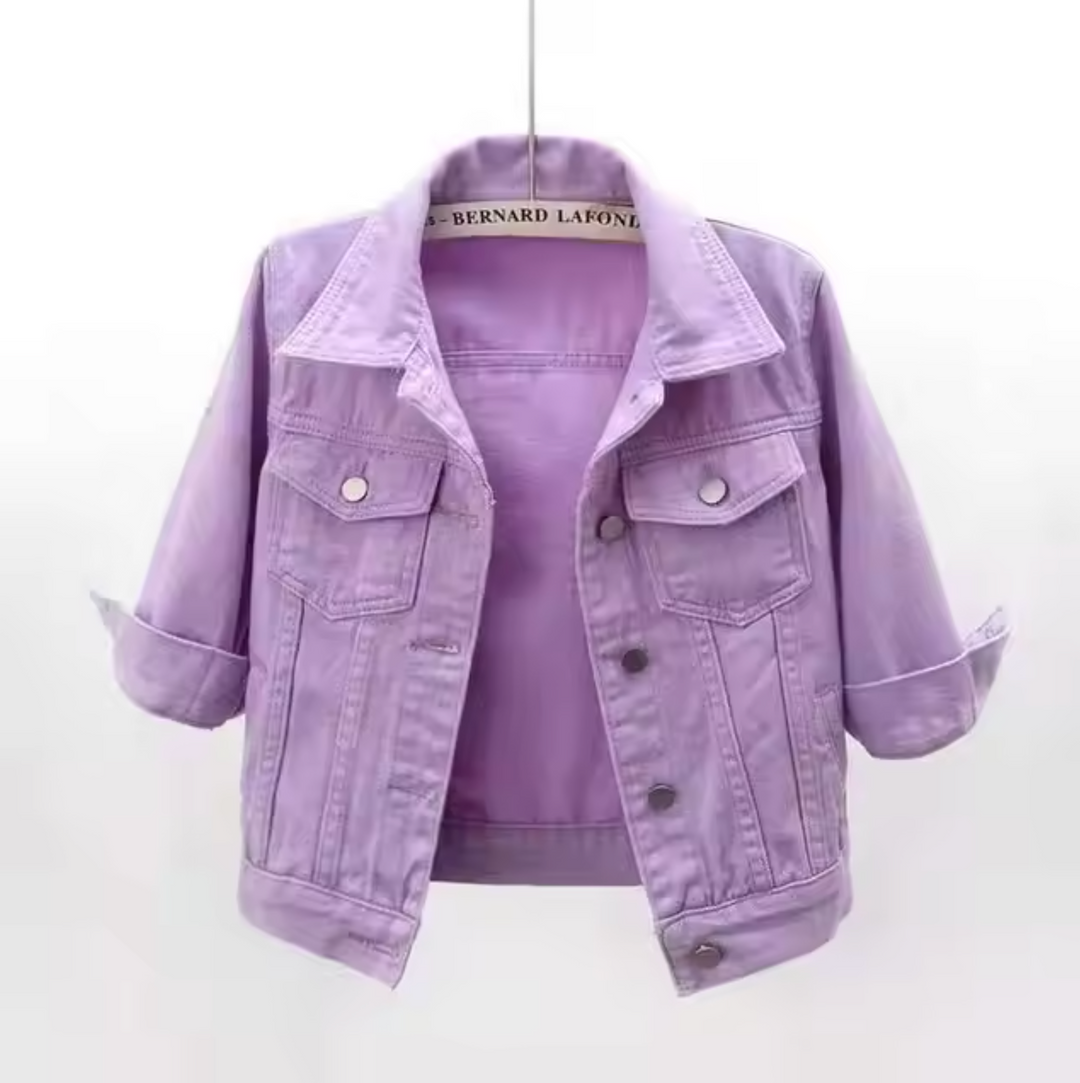 Drune | Buntes Jeansjacke