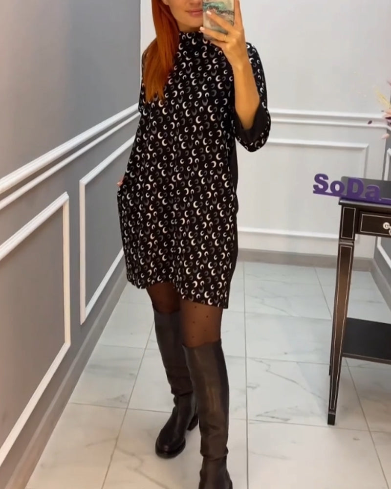 Drune | Schmetterling Bedrucktes Kleid