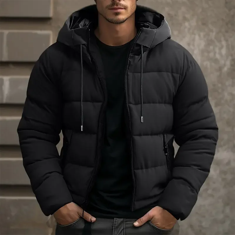 Drune | Herren Kapuzen-Puffjacke