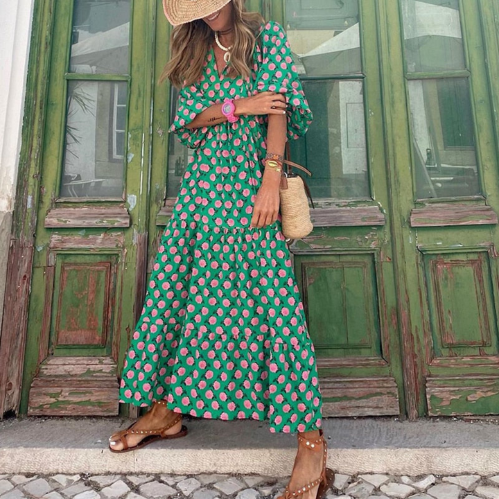 Drune | Grünes Sommerkleid