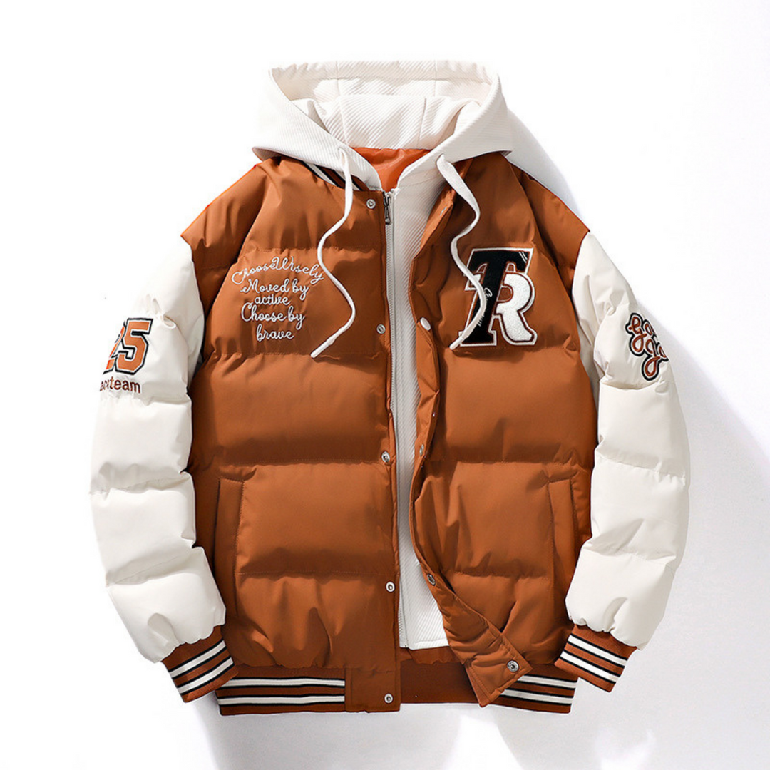 Drune | Herren Hoodie Puffjacke