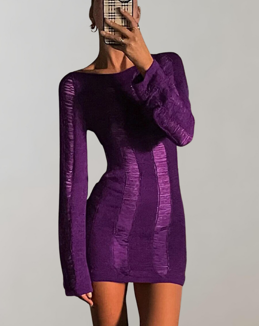 Drune - Langärmeliges Minikleid