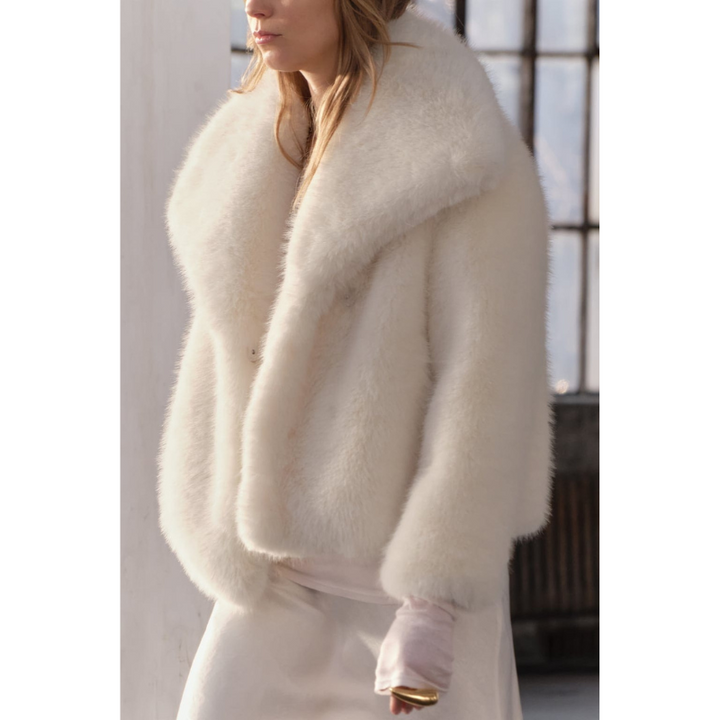 Drune | Winterjacke mit Offener Vorderseite Breiter Kragen