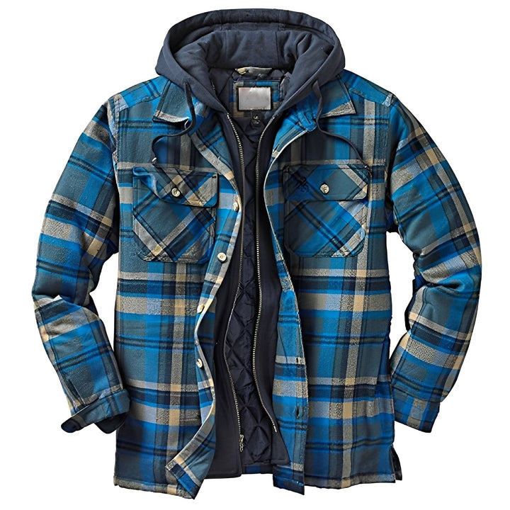 Drune | Casual Flanelljacke mit Karomuster für Männer