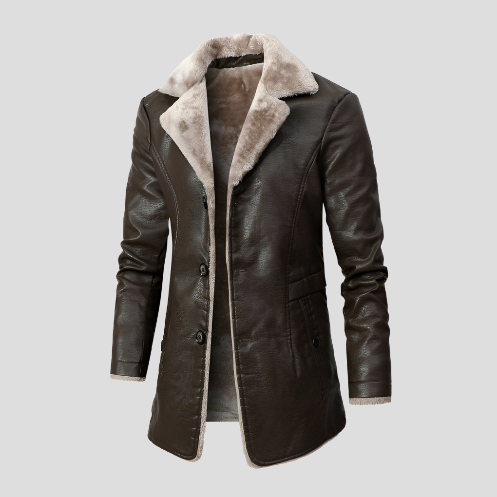 Drune | Herrenjacke Aus Gefüttertem Schafsleder