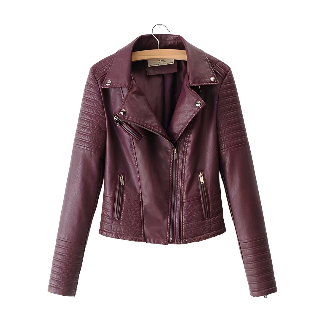 Drune | Moderne, schmale Damenlederjacke