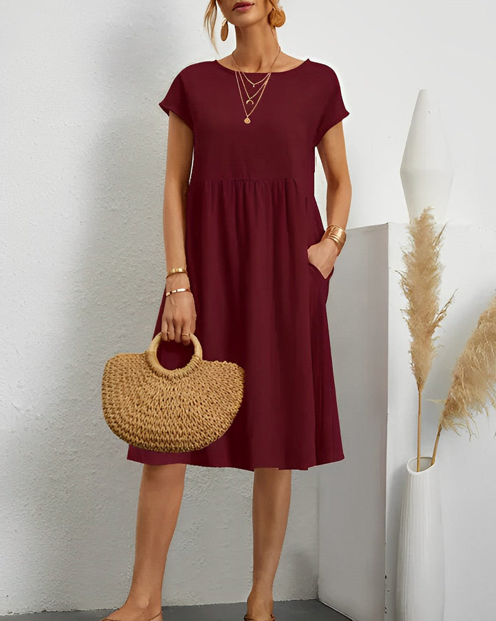 Drune | Midi-Kleid mit Seitentaschen