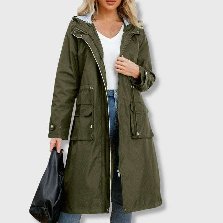 Drune | Lange Alltagsjacke mit Kapuze