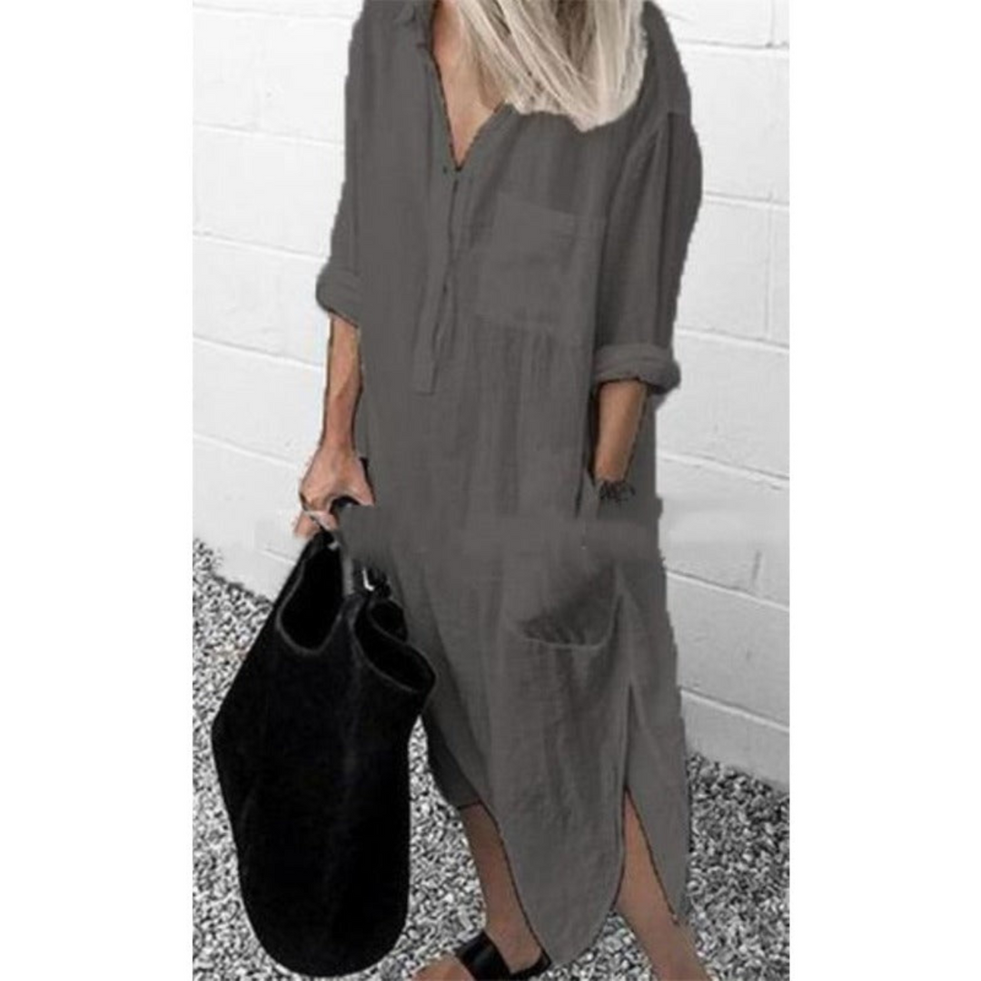 Drune | Stilvolle Lange Sommerkleid