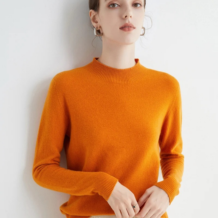 Drune | Cashmere Pullover Damen Rundhals Weicher und Leichter Strickpullover