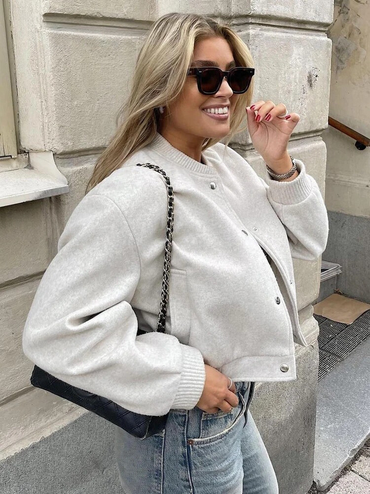 Drune | Cropped Bomberjacke