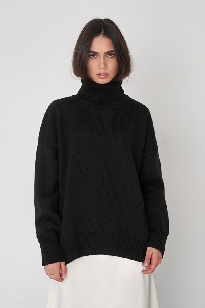Drune | Lieblicher Winter Hoher Kragen Pullover