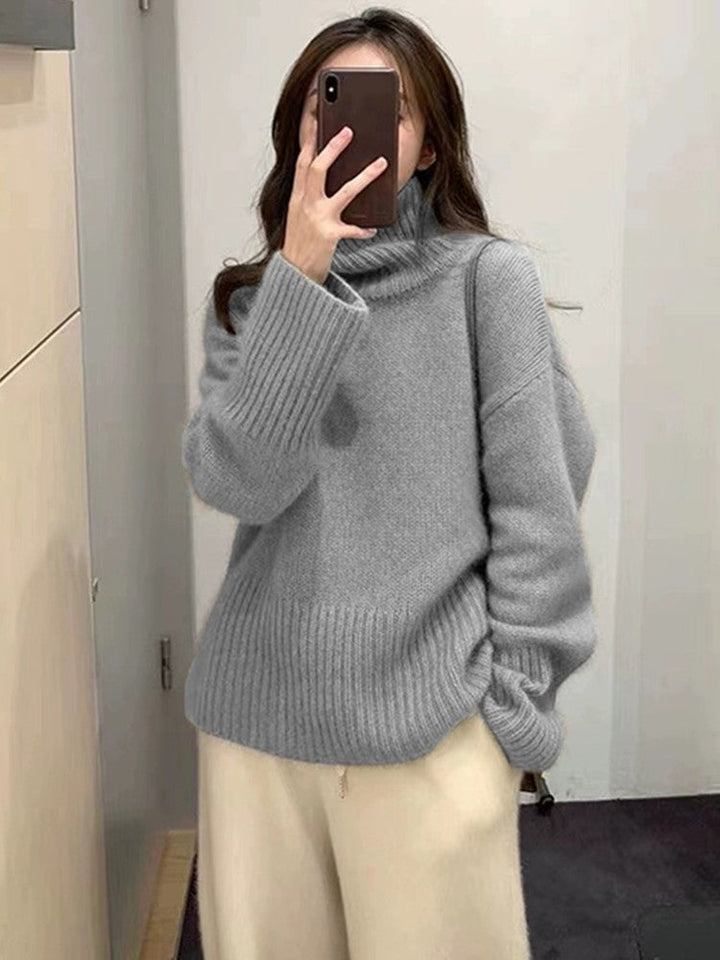 Drune | Strickpullover mit Hohem Kragen