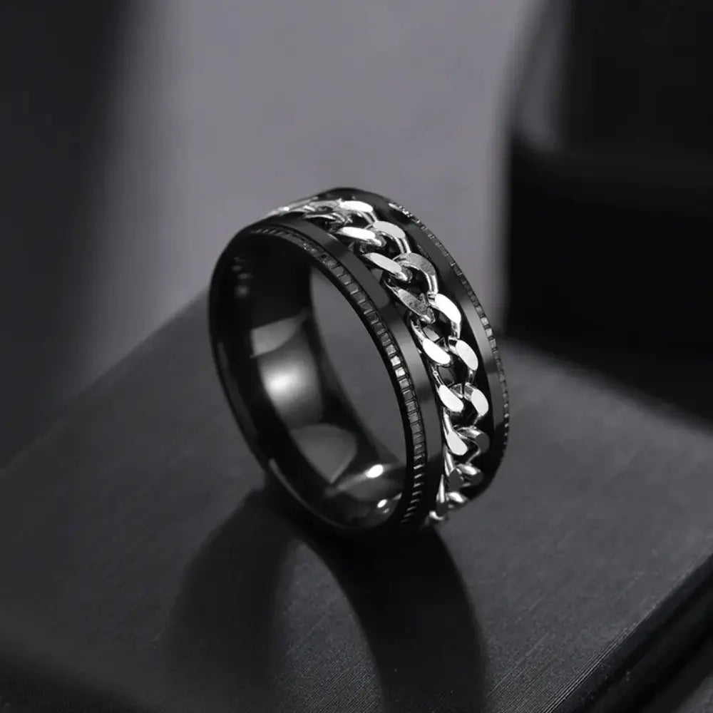Drune | Drehbarer Spinring Für Herren