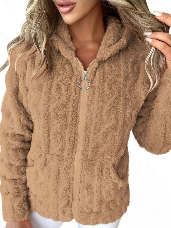 Drune | Weiches Kapuzen Sweatshirt mit Reißverschluss