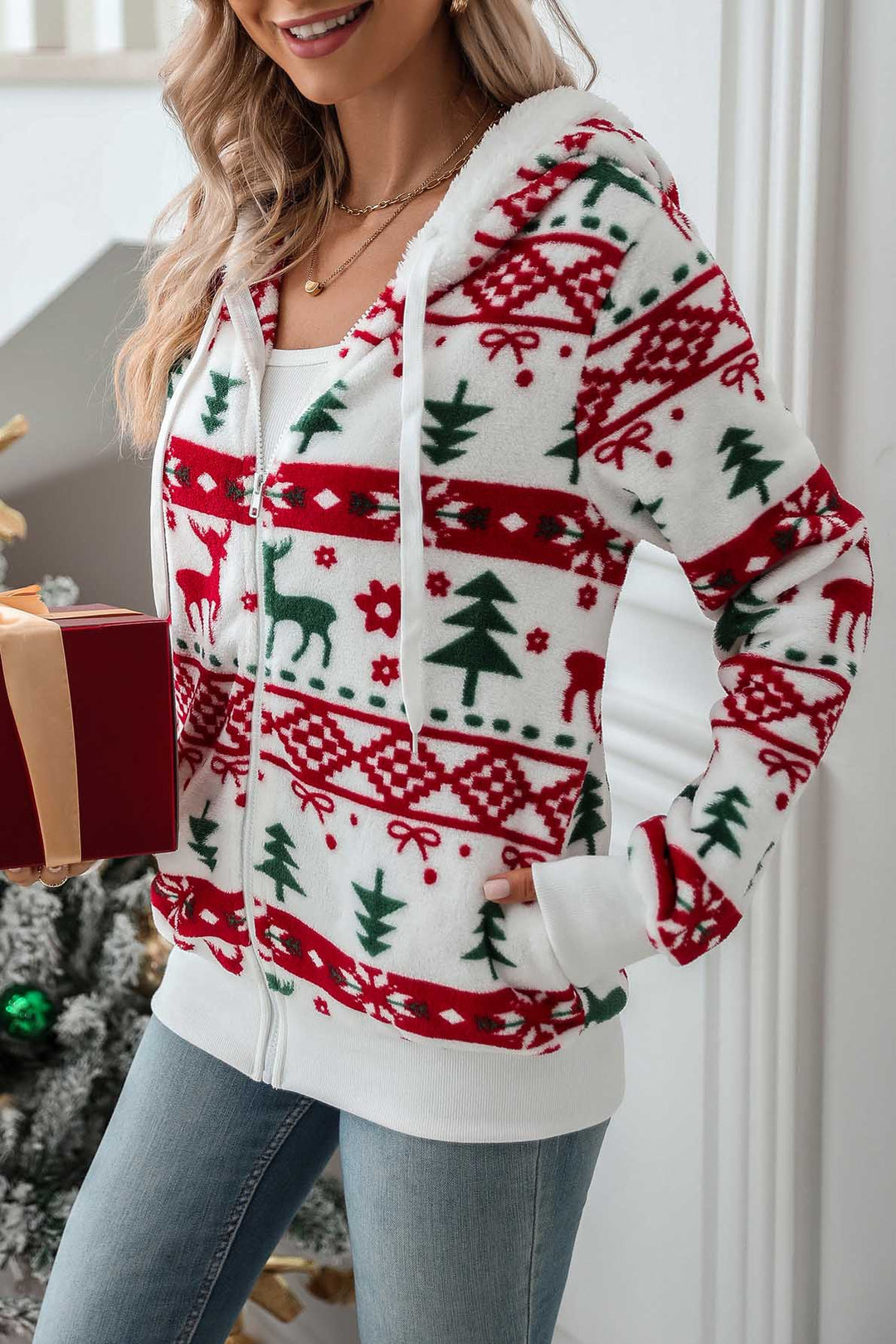 Drune | Festlicher Weihnachtscardigan