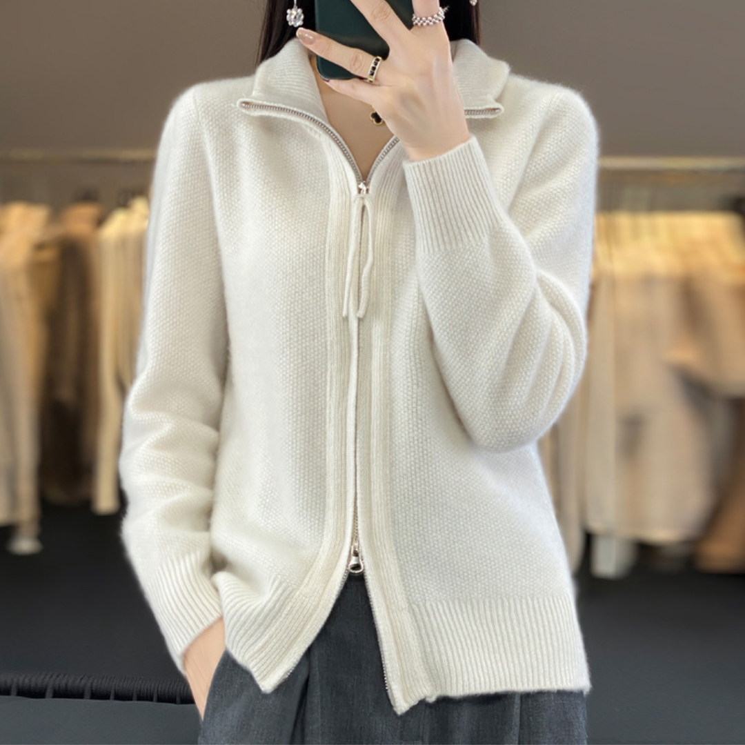 Drune | Strickjacke mit Elegantem Design und Reißverschluss