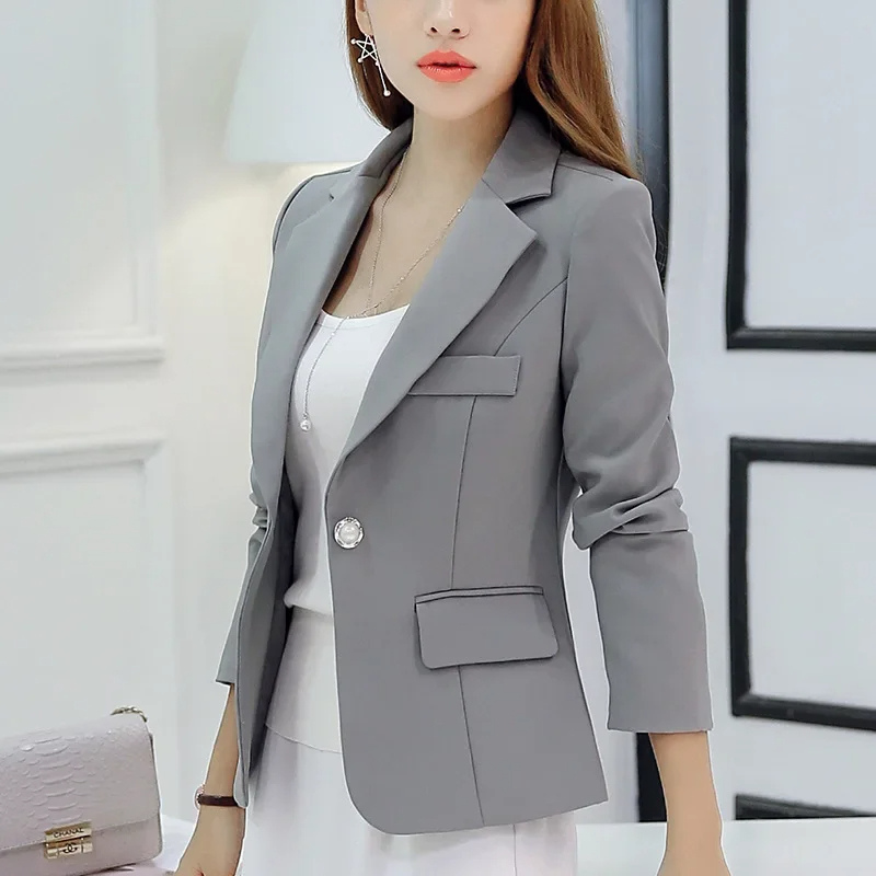 Drune | Blazer Taillierte Passform Strukturiertes Silhouette Ein Knopf Formal