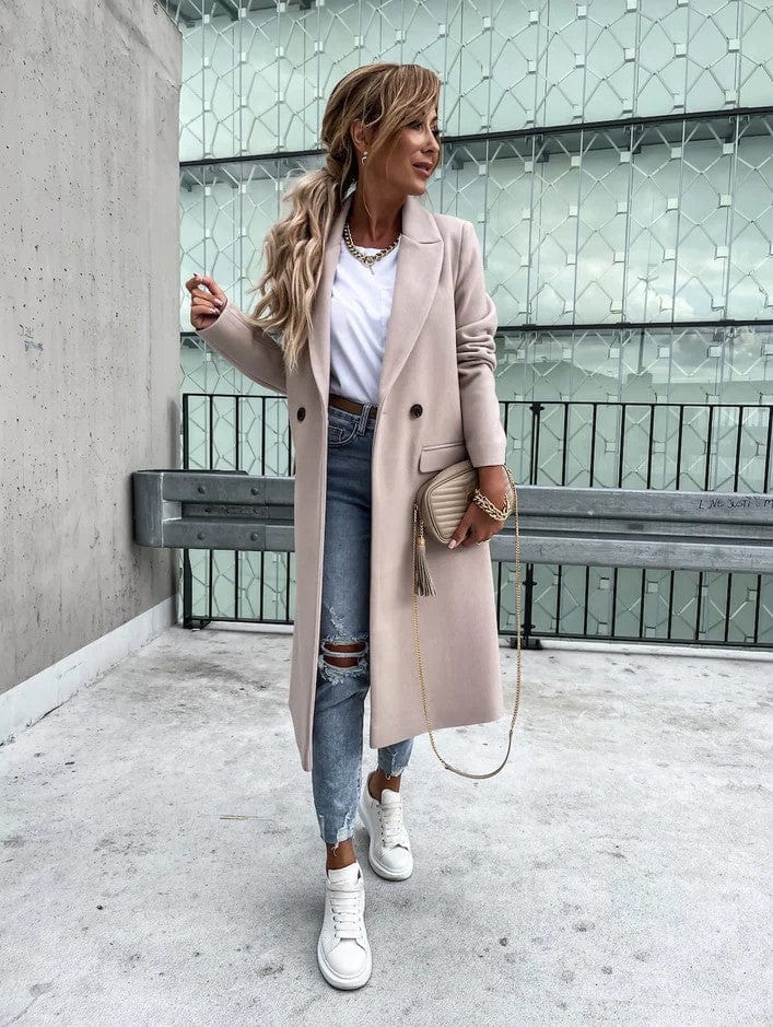 Drune | Langes Daunenjacke Eleganter Zeitloser Stil Ideal Für Den Winter