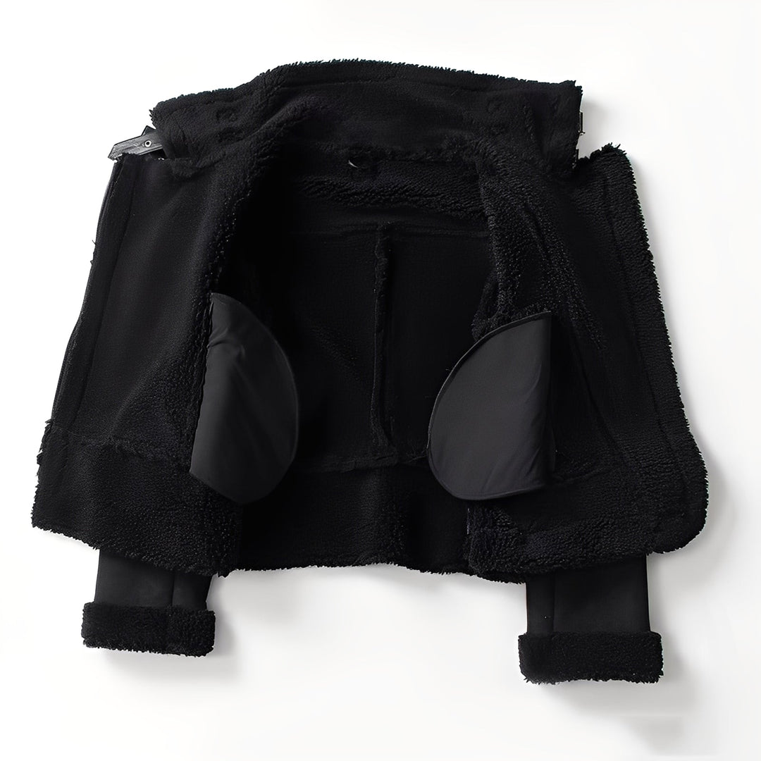 Drune | Warme Bikerjacke aus Schaffell für Frauen