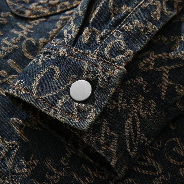 Drune | Herren Freizeitjacke - Bedrucktes Design