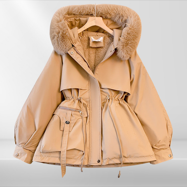 Drune | Damen-Daunenjacke mit abnehmbaren Kragen