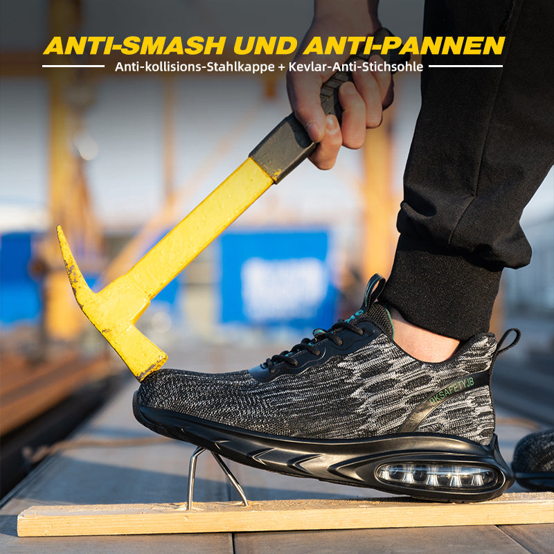 S1P Air-Dämpfung, rutschfeste Sicherheitsschuhe Drune