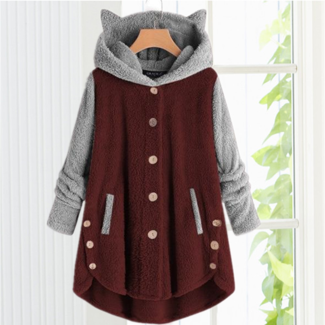 Drune | Kapuzenjacke mit Katzenohren Design