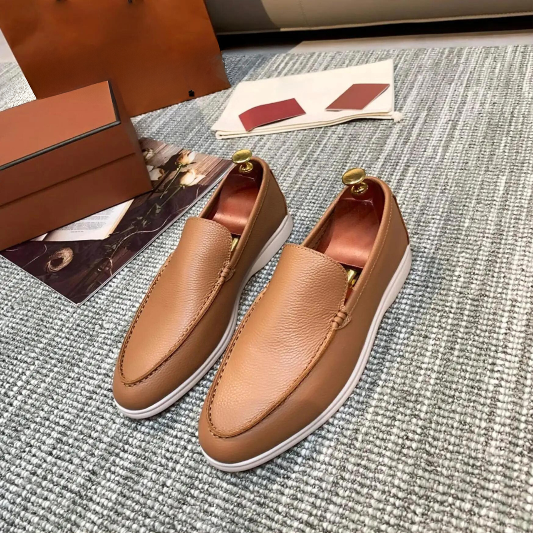 Drune | Herren Leder Slipper Aus Hochwertigem Rindsleder