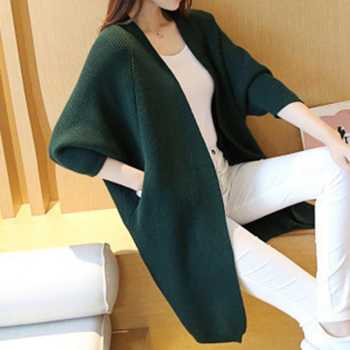 Drune | Cardigan - Lange Strickjacke - Oversized Fit - Offene Vorderseite - Weich und Warm