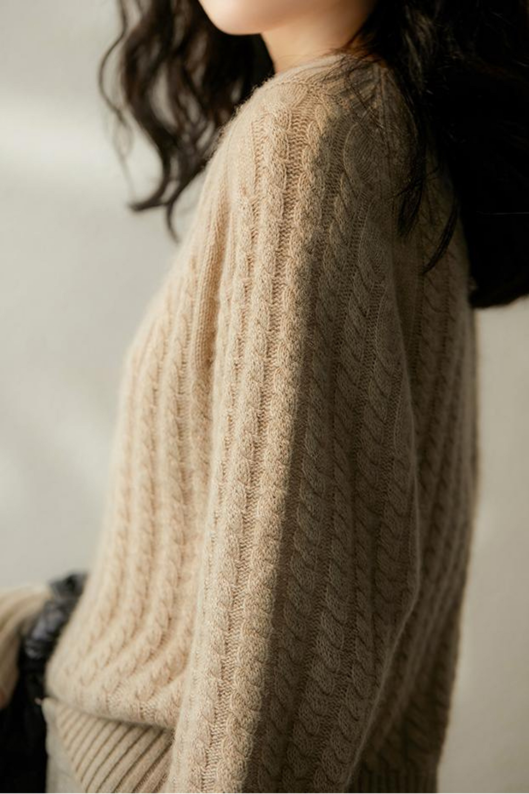 Drune | Pullover aus Strick mit V-Ausschnitt für Damen