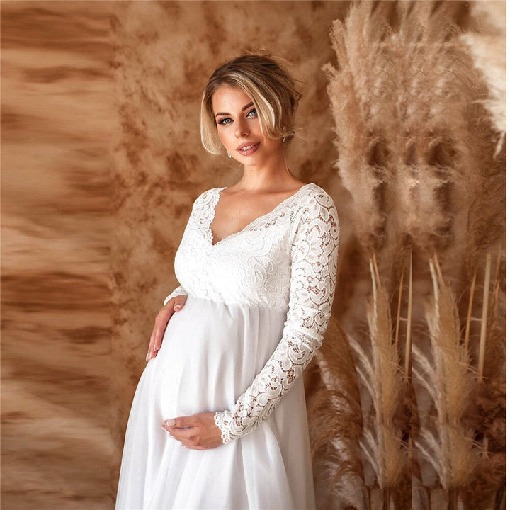 Elegantes Spitzen-Maxikleid für besondere Anlässe | Drune