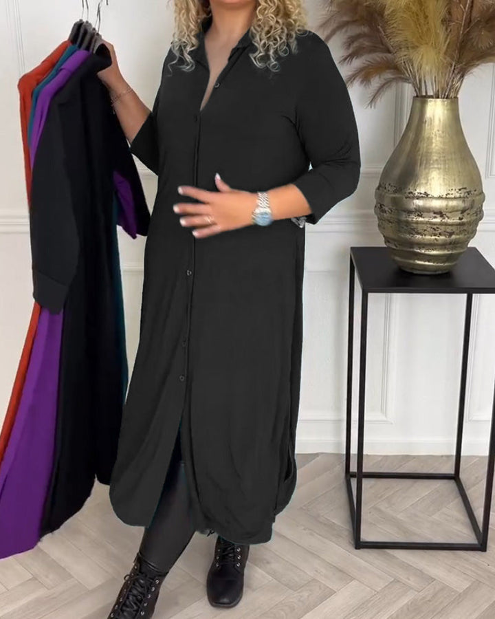 Drune | Hemdkleid mit Knöpfen
