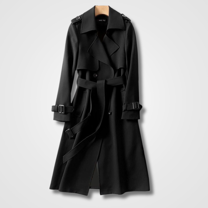 Drune | Elegante Lange Trenchcoat