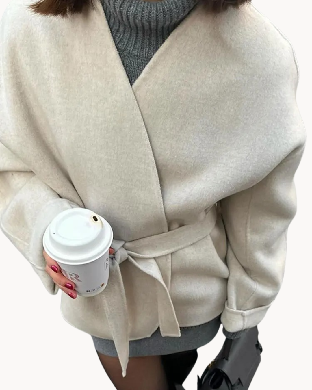 Drune | Taillierte Damenjacke mit Schickem Gürteldesign