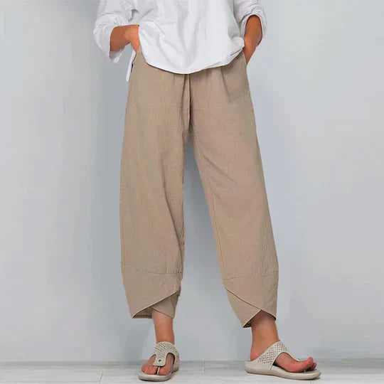 Drune | Baumwoll Leinen Hose Für Damen
