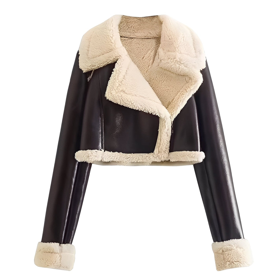 Drune | Damenlederjacke mit Wollfutter für Wärme