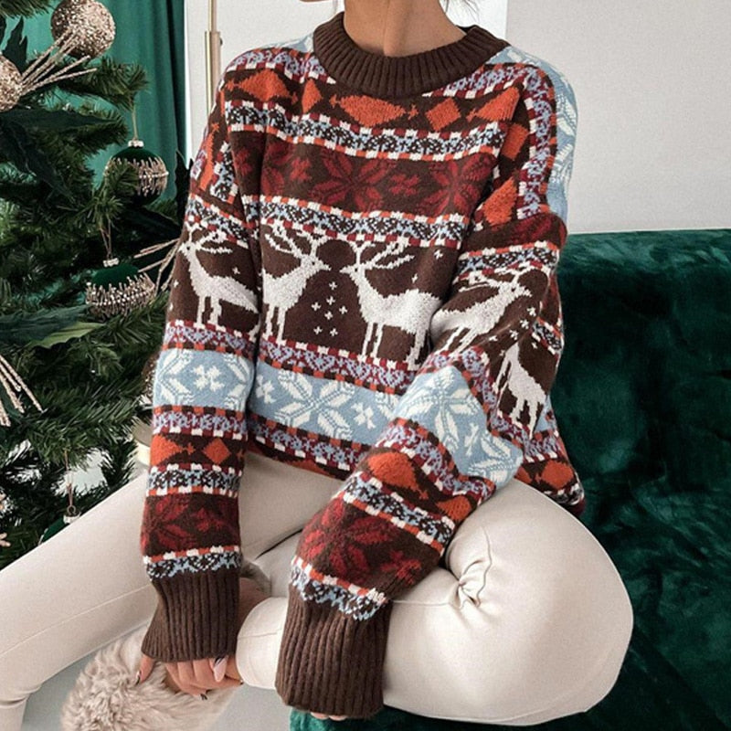 Drune | Rollkragenpullover für Frauen Weihnachten