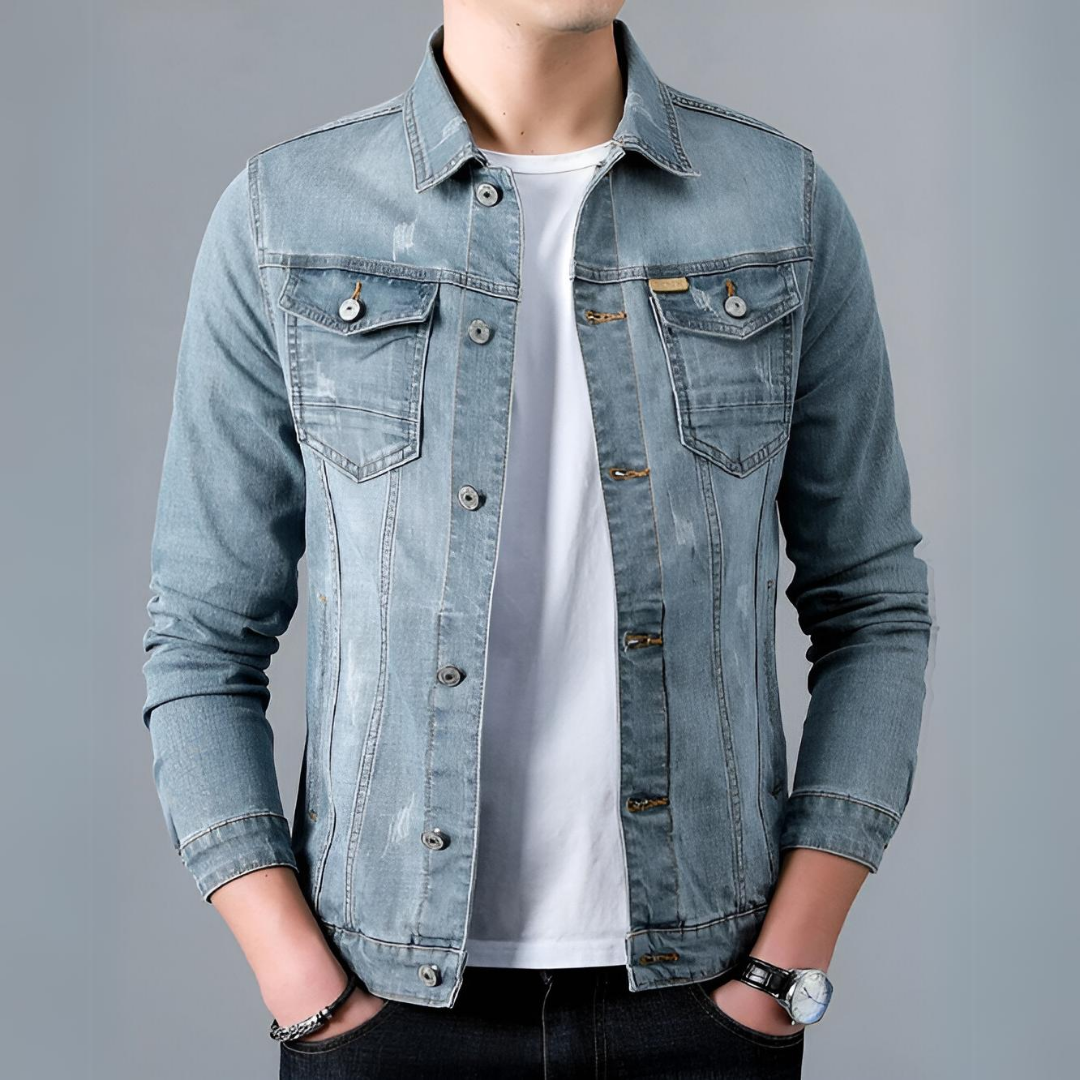 Drune | Klassisch Herren Denim Jacke