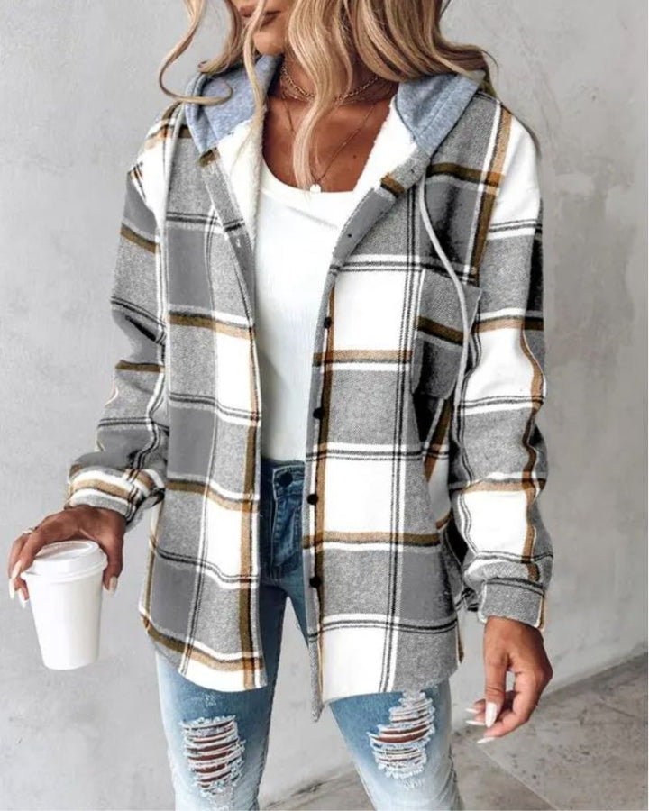 Drune | Weiche Flanell Bedruckte Jacke