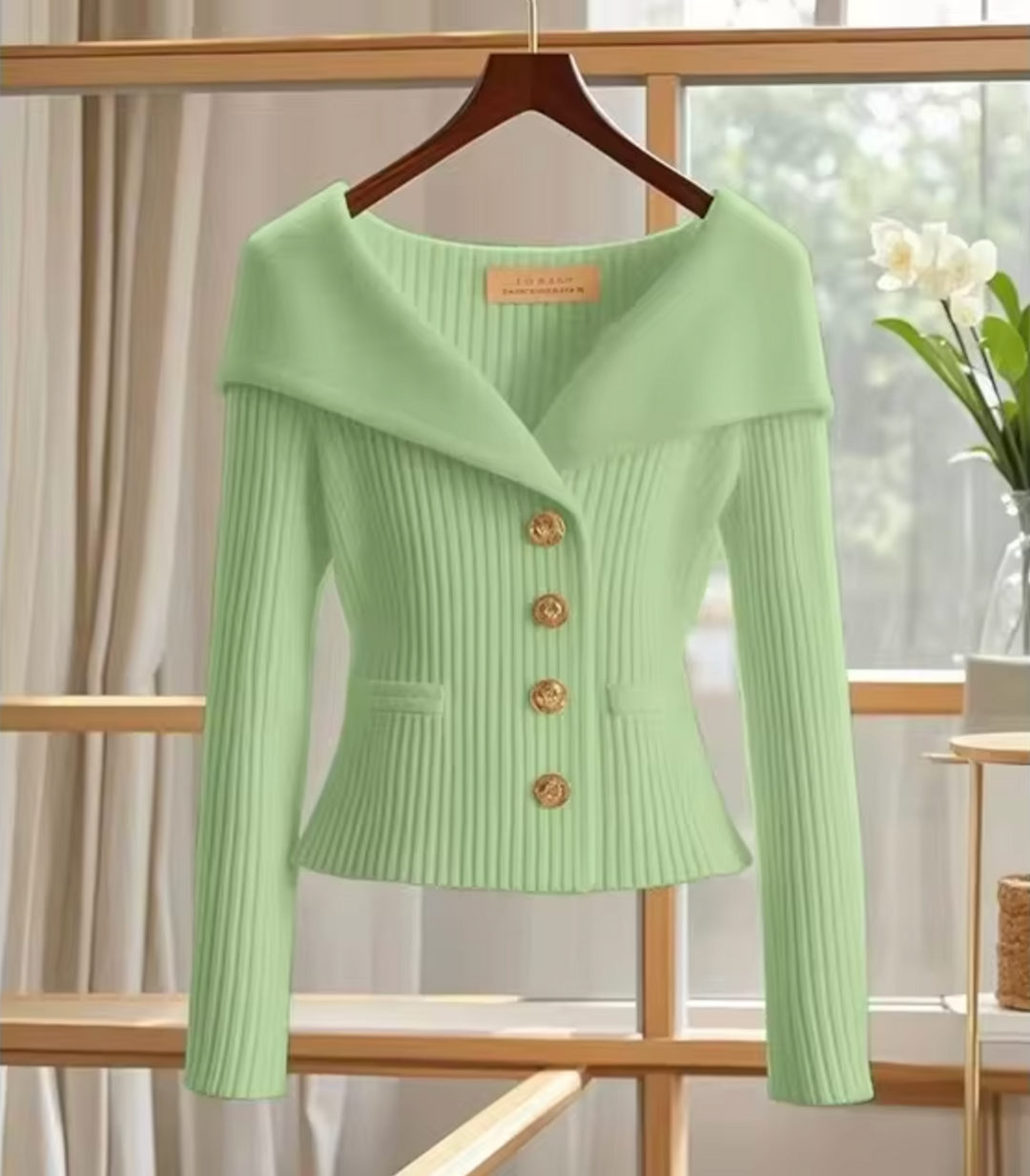 Drune | Gestrickte Kurze Strickjacke