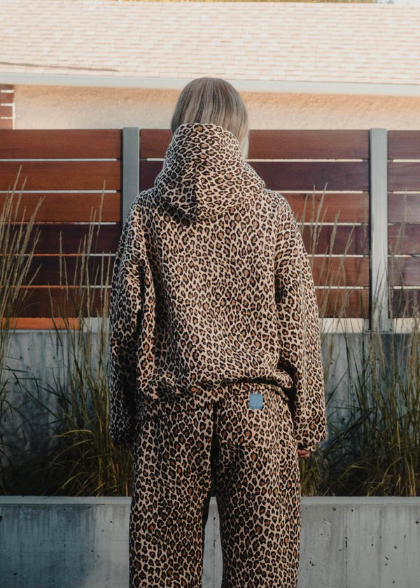 Drune | Sweatshirt mit Leopardenmuster