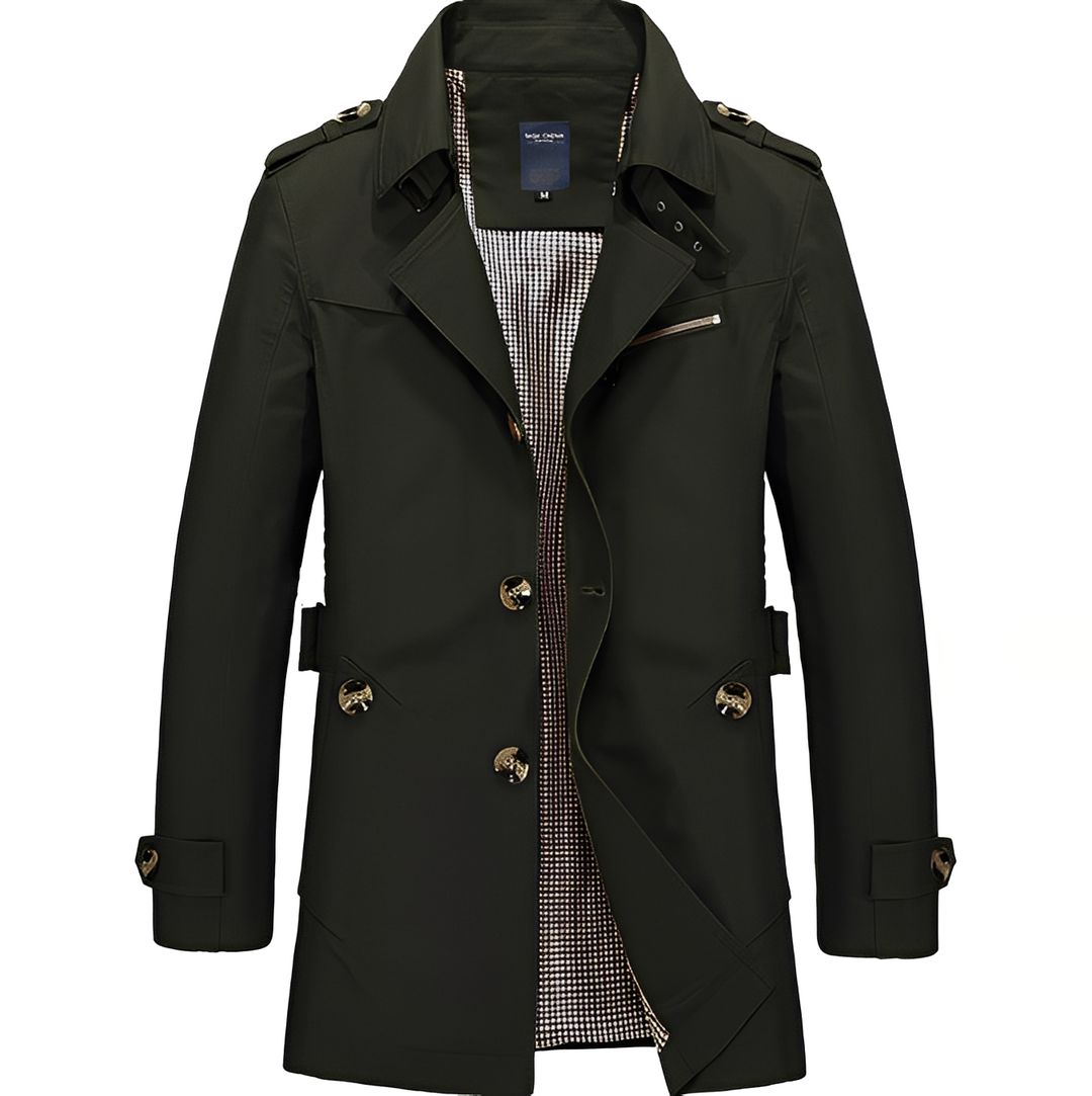 Drune | Lässige Mid-Länge Windjacke für Männer
